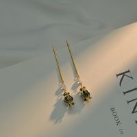 French Style Bohemian Lantern Stainless Steel Drop Earrings 1 Pair sku image 4