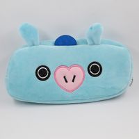 Creative Fruit Ultra-soft Plush Printed Rectangular Stationery Pencil Case sku image 13