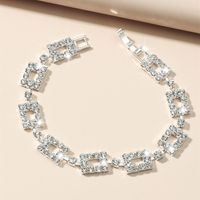 Korean Full Diamond Shiny Multi-row White Diamond Goddess Bracelet main image 5