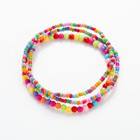Ethnic Style Color Block Arylic Artificial Crystal Beaded Women's Bracelets 1 Piece main image 3