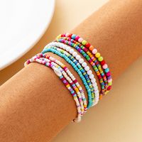 Ethnic Style Color Block Arylic Artificial Crystal Beaded Women's Bracelets 1 Piece main image 1