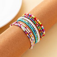 Ethnic Style Color Block Arylic Artificial Crystal Beaded Women's Bracelets 1 Piece main image 2