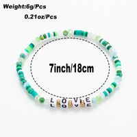 Vacaciones Geométrico Letra Arílico Cristal Artificial Arcilla Suave Con Cuentas Mujeres Pulsera 1 Pieza main image 8