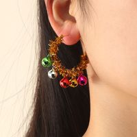 1 Pair Sweet Bell Handmade Metal Earrings main image 1