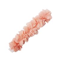 Fashion Solid Color Flower Cloth Pearl Lace Hair Band 1 Piece sku image 18