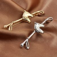 Fashion Horse Alloy Plating Men's Brooches main image 6