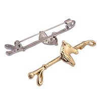 Fashion Horse Alloy Plating Men's Brooches main image 5