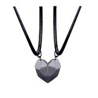 Mode Herzform Legierung Überzug Paar Halskette Mit Anhänger 2 Stücke sku image 3