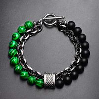 Fashion Geometric Metal Beaded Men's Bracelets main image 3