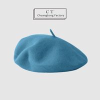 Women's Simple Style Solid Color Beret Hat sku image 20
