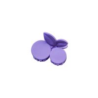 Sweet Solid Color Flower Plastic Resin Hair Clip 1 Piece main image 4