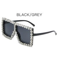 Fashion Gradient Color Pc Square Diamond Full Frame Women's Sunglasses main image 7
