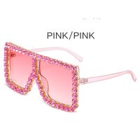 Fashion Gradient Color Pc Square Diamond Full Frame Women's Sunglasses main image 3