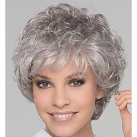 Wig European And American Ladies Wig Chemical Fiber Short Curly Wig High Temperature Chemical Fiber Wig Head Cover Wigs Xuchang Manufacturer sku image 1