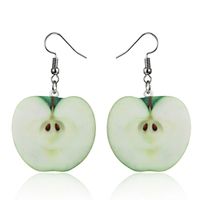 Cute Simple Style Fruit Arylic 3d Print Women's Drop Earrings sku image 9