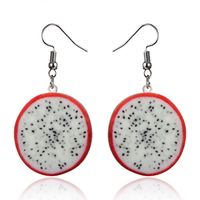 Cute Simple Style Fruit Arylic 3d Print Women's Drop Earrings sku image 8