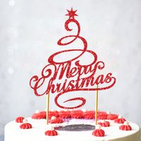 Christmas Letter Paper Party Cake Decorating Supplies 1 Piece main image 4