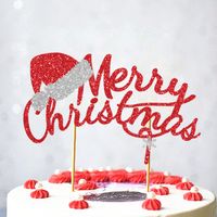 Christmas Letter Paper Party Cake Decorating Supplies 1 Piece sku image 1