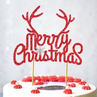 Christmas Letter Paper Party Cake Decorating Supplies 1 Piece sku image 2