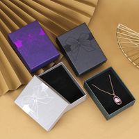 Fashion Bow Knot Paper Jewelry Boxes 1 Piece main image 1