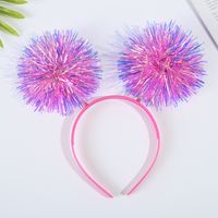 Children Unisex Cute Solid Color Iron Handmade Hair Band sku image 2