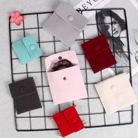 Fashion Solid Color Flannel Jewelry Packaging Bags main image 1