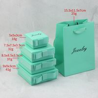 Fashion Letter Bow Knot Paper Jewelry Packaging Bags 1 Piece sku image 5