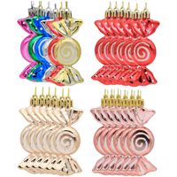 Christmas Fashion Candy Plastic Party Hanging Ornaments 6 Pieces main image 2