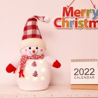Christmas Cute Christmas Hat Snowman Cotton Chiffon Velvet Party Ornaments sku image 7