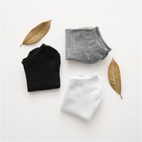 Men's Fashion Solid Color Polyester Cotton Ankle Socks 1 Set main image 4