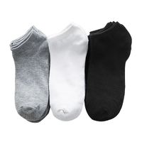 Men's Fashion Solid Color Polyester Cotton Ankle Socks 1 Set main image 5