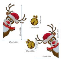 Navidad Moda Papá Noel Bulbo Alce Pvc Pegatinas De Ventana De Coche sku image 14