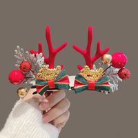 Fashion Antlers Plastic Patchwork Hair Clip 1 Pair sku image 12