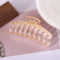 Simple Style Classic Style Solid Color Plastic Resin Hair Claws sku image 11