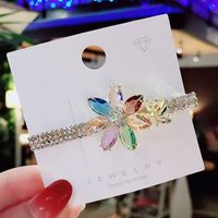 Moda Mariposa Aleación Enchapado Diamantes De Imitación Pinza Para El Cabello 1 Pieza sku image 6