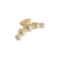 Simple Style Geometric Artificial Pearl Handmade Hair Claws 1 Piece main image 5
