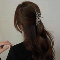 Simple Style Geometric Artificial Pearl Handmade Hair Claws 1 Piece sku image 62