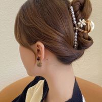 Simple Style Geometric Artificial Pearl Handmade Hair Claws 1 Piece sku image 69