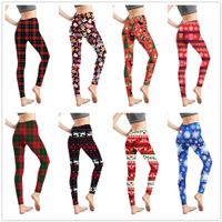 Simple Style Snowflake Spandex Polyester Ankle-length Leggings main image 1