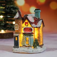 Christmas Cartoon Style Cute Christmas House Resin Indoor Festival Ornaments sku image 10