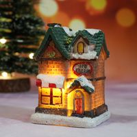 Christmas Cartoon Style Cute Christmas House Resin Indoor Festival Ornaments sku image 9
