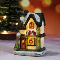 Christmas Cartoon Style Cute Christmas House Resin Indoor Festival Ornaments sku image 5
