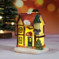 Christmas Cartoon Style Cute Christmas House Resin Indoor Festival Ornaments sku image 8