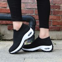 Women's Vintage Style Color Block Round Toe Sneakers main image 4