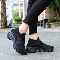 Women's Vintage Style Color Block Round Toe Sneakers main image 3