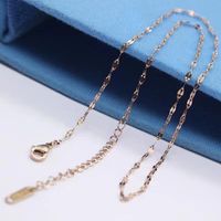 Simple Style Geometric Titanium Steel Gold Plated Gold Plated Necklace main image 3