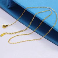 Simple Style Geometric Titanium Steel Gold Plated Gold Plated Necklace main image 2