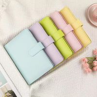 Creative Solid Color Macaron Student Stationery Loose-leaf Notebook main image 4