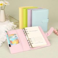 Creative Solid Color Macaron Student Stationery Loose-leaf Notebook main image 3