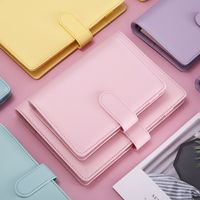 Creative Solid Color Macaron Student Stationery Loose-leaf Notebook main image 2